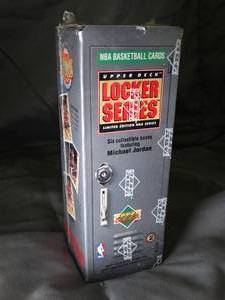lot 23221 image: 1991 Michael Jordan  Upper Deck Locker Series  NBA Basketball Cards  2 of 6  Unopened