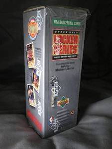 lot 23225 image: 1991 Michael Jordan  Upper Deck Locker Series  NBA Basketball Cards  4 of 6  Unopened