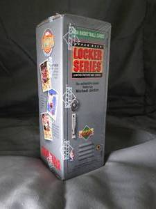 lot 23228 image: 1991 Michael Jordan  Upper Deck Locker Series  NBA Basketball Cards  6 of 6  Unopened