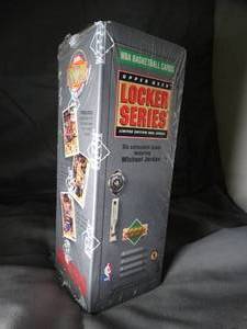lot 23232 image: 1991 Michael Jordan  Upper Deck Locker Series  NBA Basketball Cards  1 of 6  Unopened