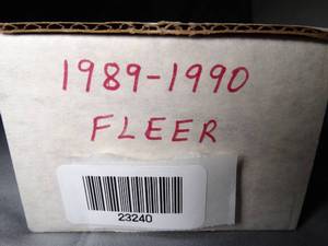 lot 23240 image: 1989-90 Fleer NBA Basketball Cards w Allstars  Unsearched