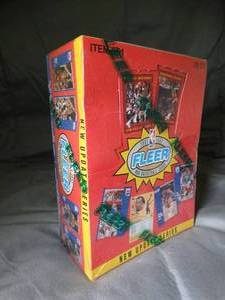 lot 23250 image: 1991-92 Fleer NBA Basketball Cards  New Update Series  Sealed Unopened Box