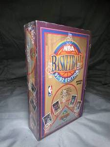 lot 23252 image: 1991-92 Upper Deck  Inaugural Edition  NBA Basketball Cards  Sealed Unopened Box