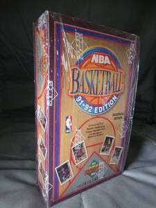 lot 23260 image: 1991-92 Upper Deck  Inaugural Edition  NBA Basketball Cards  Sealed Unopened Box