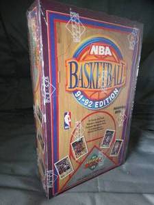 lot 23261 image: 1991-92 Upper Deck  Inaugural Edition  NBA Basketball Cards  Sealed Unopened Box
