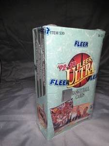 lot 23262 image: 1992-93 Fleer Ultra Series 1 NBA Basketball Cards  Sealed in Unopened Box