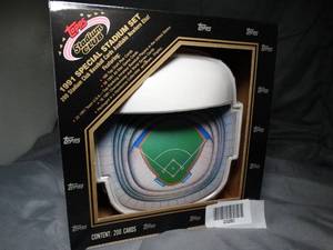 lot 23280 image: Topps 1991 Special Stadium Set  200 Stadium Club  Baseball Cards  Unopened