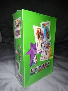 lot 23288 image: 1992  Sky Box II  NBA Basketball Cards  Sealed - Unopened Green Box