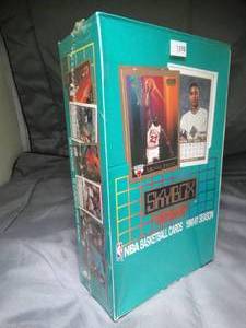 lot 23290 image: 1990-91 Season Skybox NBA Basketball  Sealed in Unopened Box