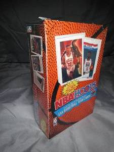 lot 23293 image: 1991-92 NBA Basketball Hoops Series II  USA Team Cards  Sealed Unopened Box