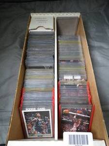lot 23316 image: 1992-93  2 Row Box Full of Unsearched & Rookie NBA Basketball Cards