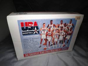 lot 23324 image: 1992 Sky Box Official Basketball Team  Cards  Sealed Unopened Box