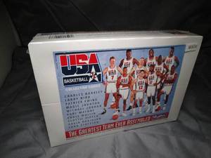 lot 23325 image: 1992 Sky Box Official Basketball Team  Cards  Sealed Unopened Box