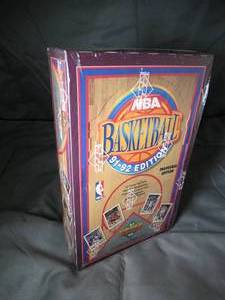 lot 23331 image: 1991-92 Upper Deck  Inaugural Edition  NBA Basketball Cards  Sealed Unopened Box