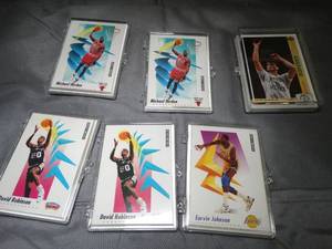 lot 23332 image: Mixed Lot of 6  Packs - Sky Box  NBA Basketball Trader Cards  Early 90s