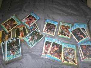 lot 23336 image: Mixed Lot of Fleer All-Star NBA Basketball Cards  Early 90s