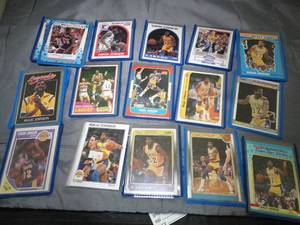 lot 23339 image: Mixed Lot of Majic Johnson NBA Basketball Trader Cards  Early 1990s