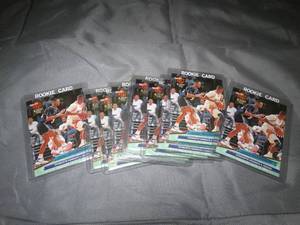 lot 23340 image: Lot of 11  1992 Fleer  Alonzo Mourning NBA  Rookie Cards