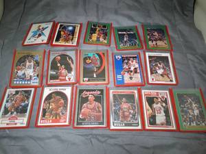 lot 23347 image: Mixed Lot of 17 Scottie Pippen NBA Basketball Trader Cards