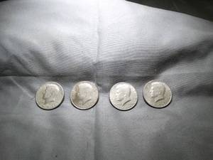 lot 23373 image: Lot of 4 D Kennedy 12 Dollars