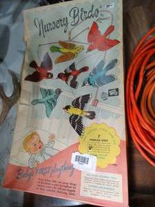 lot 23403 image: Vintage Nursery Birds