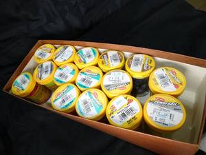lot 23416 image: Lot of 15  Power Bait Fishing Equip
