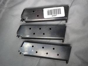 lot 23447 image: Lot of 3 Metal Ammo Clips