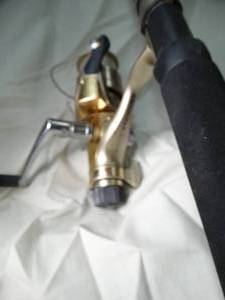 lot 23460 image: Quality Medium Weight 30 Lb Fishing Rod and Shimano Sedona 4000rb Reel