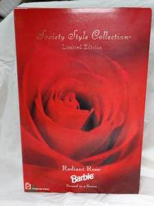 lot 23468 image: 1996 Society Style Limited Ed.  Radiant Rose Barbie 2nd in a Series unopened