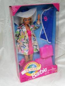 lot 23470 image: 1994 International Travel Barbie Collectable Doll  Unopened