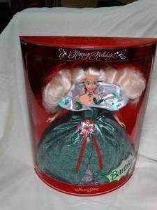 lot 23482 image: 1995  Happy Holidays  Barbie  Unopened