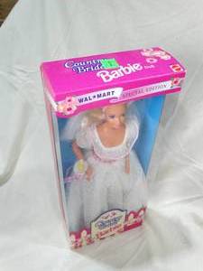 lot 23487 image: 1994  Wal-Mart Special Ed  Country Bride  Barbie  Unopened