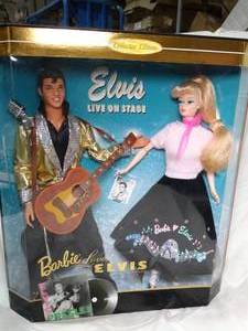 lot 23514 image: 1996 - Elvis Live on Stage  Barbie Loves Elvis  Unopened