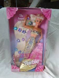 lot 23519 image: 1995  Jewel Hair Mermaid  Barbie  Unopened