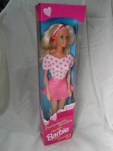 lot 23522 image: 1995  Pretty Hearts  Barbie  Unopened