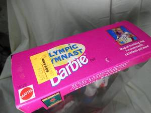 lot 23530 image: 1995 1996 Olympic Gymnast Atlanta Barbie   Unopened