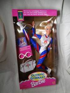 lot 23531 image: 1995 1996 Olympic Gymnast Atlanta Barbie   Unopened