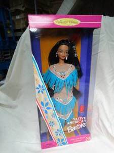 lot 23541 image: 1996 - Native American  Barbie  Unopened