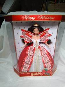 lot 23550 image: 1997 - Happy Holidays  Barbie  Unopened