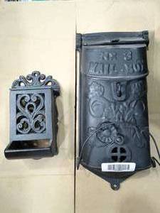 lot 23455 image: Old Metal No. 3 Mail Box