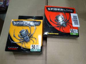 lot 23456 image: Spider 50 LBs Fishing Line  Open Box