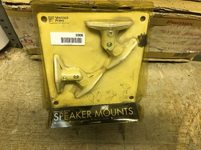 lot 1006 image: VANTAGE POINT SATELLITE SPEAKER MOUNTS