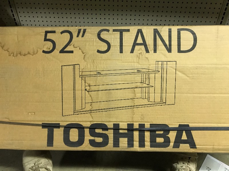 lot 1014 image: TOSHIBA 52 TV Stand - New in Box