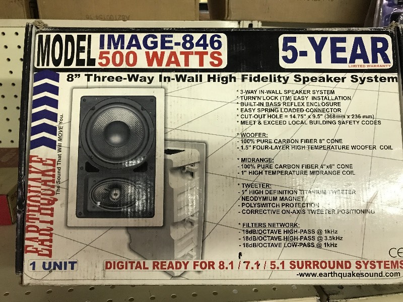 lot 1058 image: Image 846 500w speaker- in box