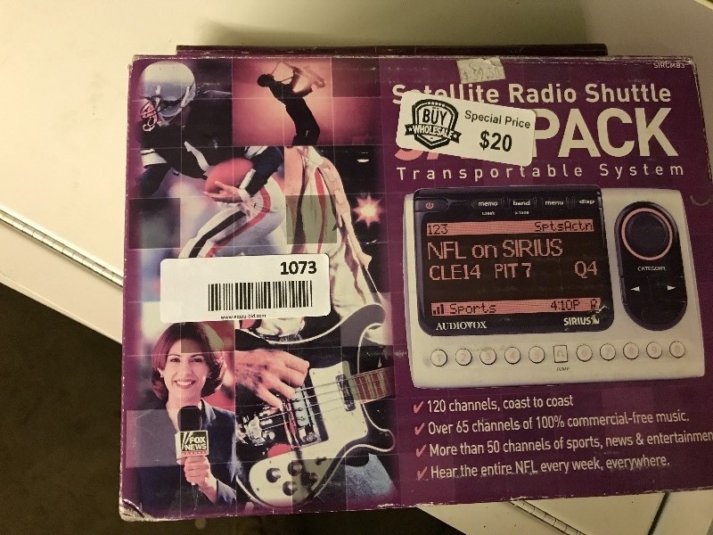lot 1073 image: SIRIUS Satellite Radio JamPack