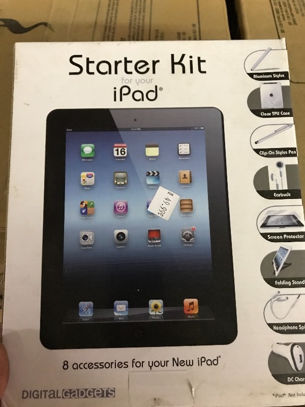 lot 1076 image: iPad Starter Kit - New in Box