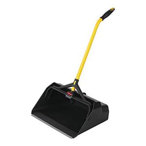 lot 52108 image: Rubbermaid Commercial Maximizer Heavy Duty Stand Up DebrisDust Pan, Black (2018781), 11 x 20.4 x 29