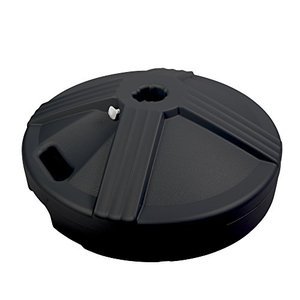 lot 52114 image: US Weight Durable Fillable Umbrella Base Designed to be Used with a Patio Table (Black)