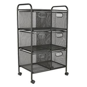 lot 52145 image: Mind Reader - 6 Drawers 3-Tier Drawer Organizer for Kitchen
