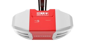 lot 52159 image: CRAFTSMAN 12 HP Smart Garage Door Opener - myQ Smartphone Controlled - Chain Drive, Wireless Keypad Included, Model CMXEOCG472, Red